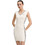 Guess Shari Mini Καθημερινό Φόρεμα Πλεκτό Εκρού V6RK09Z4652-G1O6