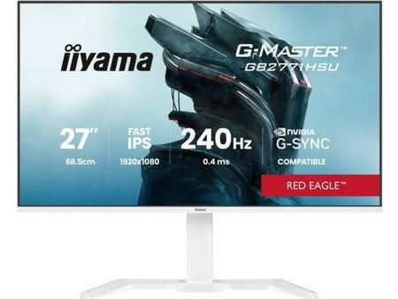 iiyama G-Master GB2771HSU-W1 IPS Gaming Monitor 27" 1920x1080 FHD 165Hz 0.4ms