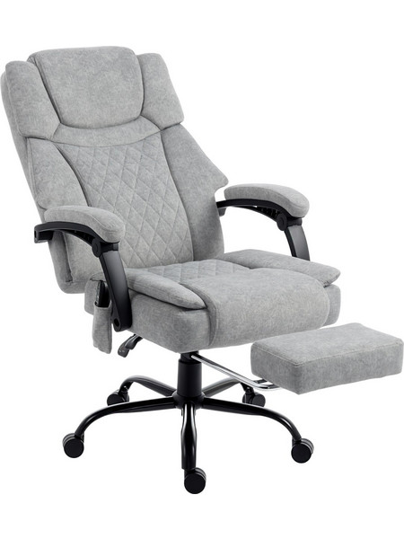 Scruffs Καρέκλα Διευθυντική με Ανάκλιση Γκρι 921-948V90GY