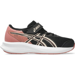 ASICS Patriot Παιδικά Αθλητικά Παπούτσια για Τρέξιμο Μαύρα Ροζ 1014A391-001