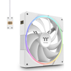Thermaltake TS140 EX Case Fan 140mm RGB με Σύνδεση 3-Pin 4-Pin PWM 3τμχ White
