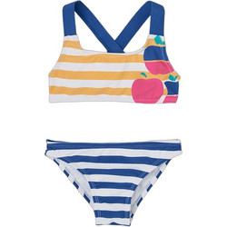 Boboli Παιδικό Μαγιό Bikini Set για Κορίτσι Πορτοκαλί Navy Μπλε 343134-9810