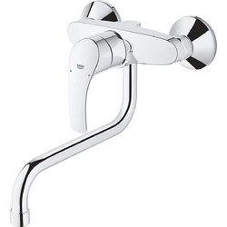 GROHE Eurosmart 32224002 Μπαταρία Κουζίνας Τοίχου Διπλής Παροχής Ανάμεικτη Inox