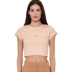 Body Action Γυναικείο Αθλητικό Crop Top Ροζ 051628-01-10A