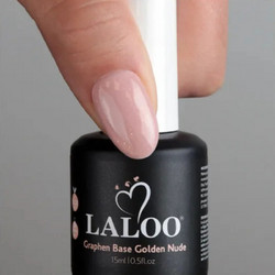Laloo Graphen Golden Nude Base Coat Ημιμόνιμο Βερνίκι Νυχιών 15ml