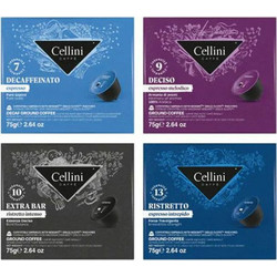 Cellini Κάψουλες Espresso Tasting Kit Συμβατές με Μηχανή Dolce Gusto 120τμχ