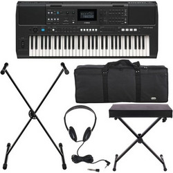 Yamaha PSR-E483 Deluxe Bundle Αρμόνιο με 61 Δυναμικά Πλήκτρα