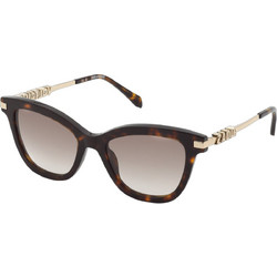 Zadig & Voltaire SZV451 0909 Γυναικεία Γυαλιά Ηλίου Cat Eye Χρυσό Ταρταρούγα με Καφέ Φακό