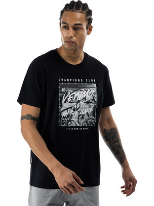 Venimo Ανδρικό Αθλητικό T-Shirt Μαύρο 126MSS-751-071
