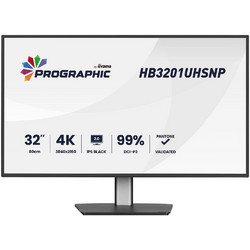 iiyama ProGraphic HB3201UHSNP-B1 IPS HDR Monitor 31.5" 3840x2160 4K UHD 60Hz 4ms