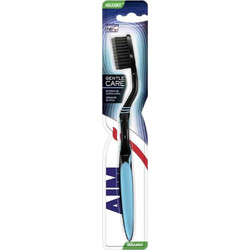 Aim Gentle Care Soft Oδοντόβουρτσα Μαύρη Γαλάζια