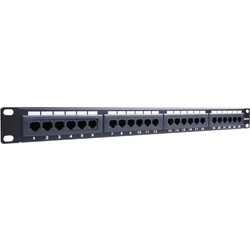 Goobay 93865 Ethernet Patch Panel Rack 1U 19" 24 Θυρών Cat.5e Unshielded UTP