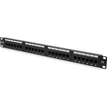 Digitus DN-91624U Ethernet Patch Panel Rack 1U 19" 24 Θυρών Cat.6 Unshielded UTP