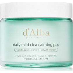 d'Alba Daily Mild Cica Calming Ενυδατικά Μαντηλάκια Καθαρισμού Προσώπου
