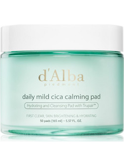 d'Alba Daily Mild Cica Calming Ενυδατικά Μαντηλάκια Καθαρισμού Προσώπου