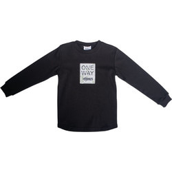Serafino Παιδικό T-Shirt Μακρυμάνικο Μαύρο FW25-6219