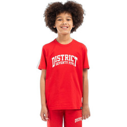 District75 Παιδικό T-Shirt Κοντομάνικο Κόκκινο 126KBSS-702-045