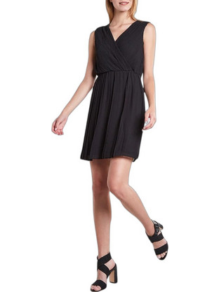 Vero Moda Mini Καλοκαιρινό Καθημερινό Φόρεμα Κρουαζέ Μαύρο 10228433
