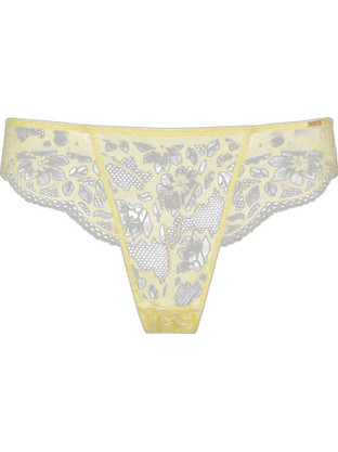 Dorina Ellie Γυναικείο Sexy String με Δαντέλα Κίτρινο FXST0013LA132-YE0007