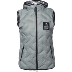 Elbrus Αμάνικο Γυναικείο Μπουφάν Puffer Μακρύ Γκρι 92800622498