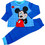 Disney Mickey Mouse Παιδική Πιτζάμα Βαμβακερή Χειμωνιάτικη Royal Blue Γαλάζια MIC-2861