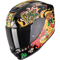 Scorpion Exo Junior Air Yuvatan Black Yellow Red Κράνος Μηχανής Full Face 1520gr