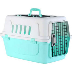 Vesta PetTransport 2 Κλουβί Μεταφοράς Σκύλου 58.5x41x38cm Λευκό Τιρκουάζ