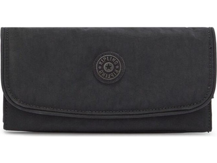 Kipling Μεγάλο Γυναικείο Πορτοφόλι RFID με Clip Μαύρο 194901034797