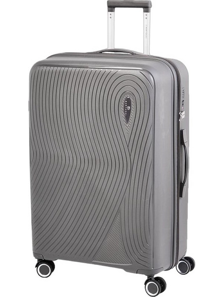 Bartuggi 724-19.70 Βαλίτσα Μεγάλη 76x49x19.5cm με 4 Ρόδες Γκρι