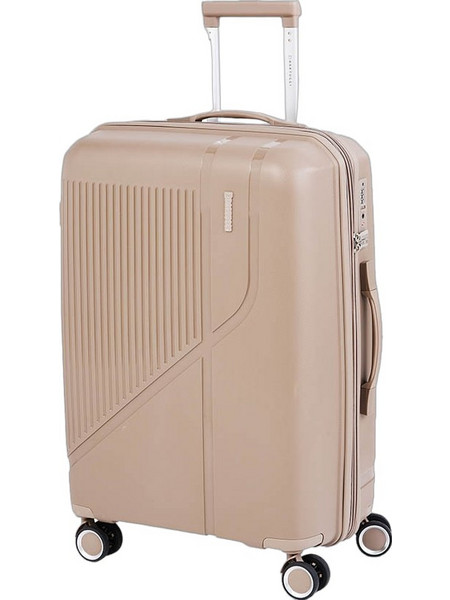 Bartuggi 724-106.70 Βαλίτσα Μεγάλη 76x49x29.5cm με 4 Ρόδες Εκρού