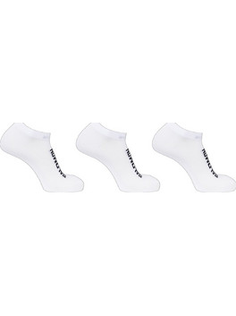 Salomon Ανδρικές Κάλτσες Κοντές Λευκές 3Pack LC29121