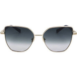Lanvin LNV132S 721 Γυναικεία Γυαλιά Ηλίου Πεταλούδα Μεταλλικά Ασημί με Μαύρο Φακό