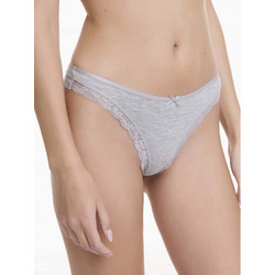 Walk Γυναικεία String με Δαντέλα 2Pack W2016
