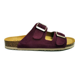 Plakton Afelpado Γυναικεία Σανδάλια Suede Ανατομικά Μπορντό 180010