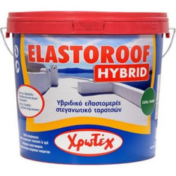 Χρωτέχ Elastoroof Hybrid Υβριδικό Στεγανωτικό Ταράτσας Λευκό 3lt