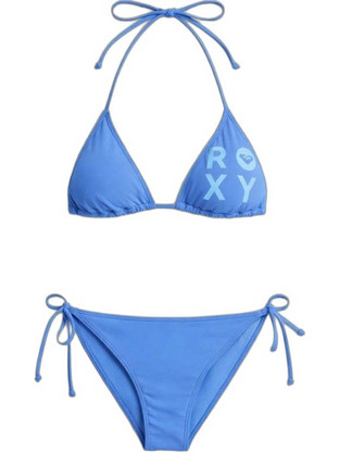 Roxy Bikini Set Τριγωνάκι Γαλάζιο ERJX203595