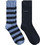 Gant Ανδρικές Κάλτσες Ψηλές Μπλε Navy Μπλε 2Pack 3G9960260-906