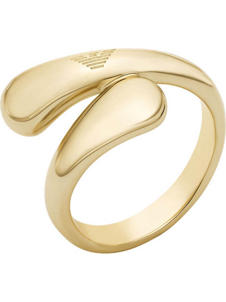 Emporio Armani Iconic Trend Γυναικείο Δαχτυλίδι Επιχρυσωμένο EGS3338710