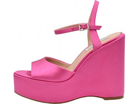 Steve Madden Καλοκαιρινές Γυναικείες Πλατφόρμες Ψηλές Φούξια SM11002429-04003-740