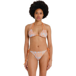 Emerson Bikini Set Τριγωνάκι Animal Print Κοραλί Γαλάζιο 261.EW571.135-PR558