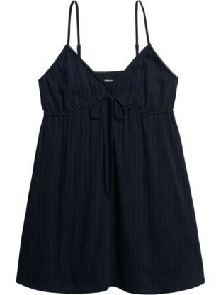 Superdry Mini Καλοκαιρινό Καθημερινό Φόρεμα Navy Μπλε W8012023A-5RO
