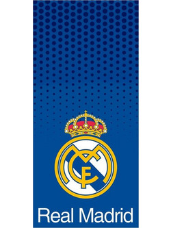 Real Madrid Παιδική Πετσέτα Θαλάσσης Microfiber Μπλε 70x140cm 8435746909058