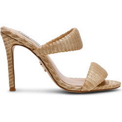 Steve Madden Γυναικεία Πέδιλα Χρυσά με Λεπτό Ψηλό Τακούνι 11005410-GDF