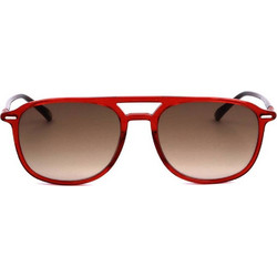 Safilo RIVETTO 04/S C9A Ανδρικά Γυαλιά Ηλίου Aviator Κοκάλινα Κόκκινο με Καφέ Φακό