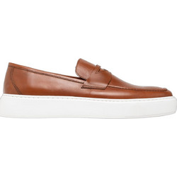 Damiani Ανδρικά Μοκασίνια Loafers Δερμάτινα Καφέ 6503