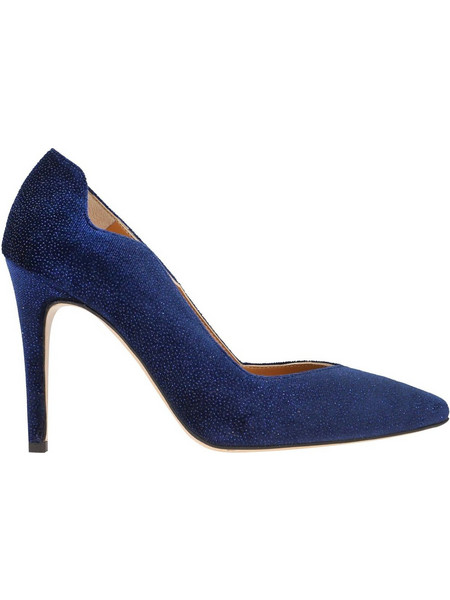 KALOGIROU Tiana Γόβες Suede με Τακούνι Στιλέτο Μπλε