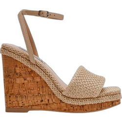 Steve Madden Καλοκαιρινές Γυναικείες Πλατφόρμες Ψηλές Μπεζ SH11005435