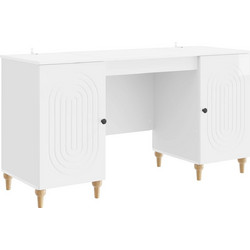 vidaXL Γραφείο Υπολογιστή Ξύλινο 142.5x50x75cm 3414580