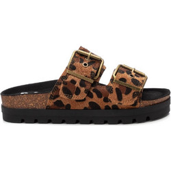 Refresh Γυναικεία Σανδάλια Suede Καφέ 172862
