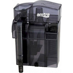 Amtra Skimmer Hang On 100 Skimmer Ενυδρείου έως 100lt με Ενεργό Άνθρακα 6.6W 500lt/h